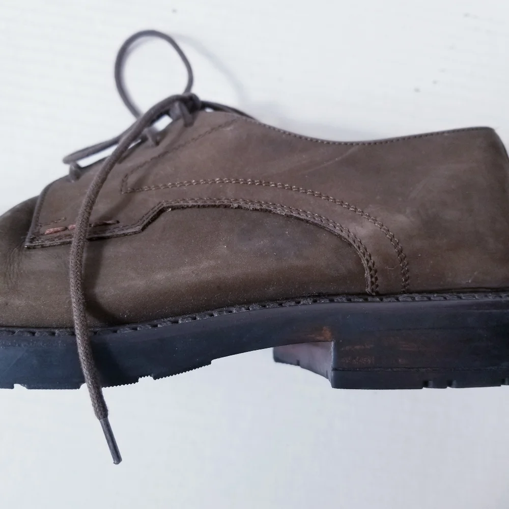 NUNN BUSH BROWN LEATHER UPPER MEN'S DRESS SHOE SIZE 10